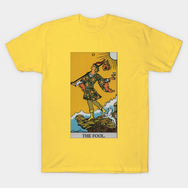 The Fool Tarot Card T-Shirt by Star Scrunch